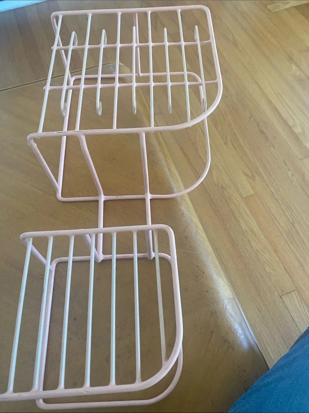 Rubbermaid Pink Vintage Two-Tier Shelf Organizer